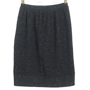 E Emmelle Madison Avenue NYC wool silk blend marled pencil skirt small